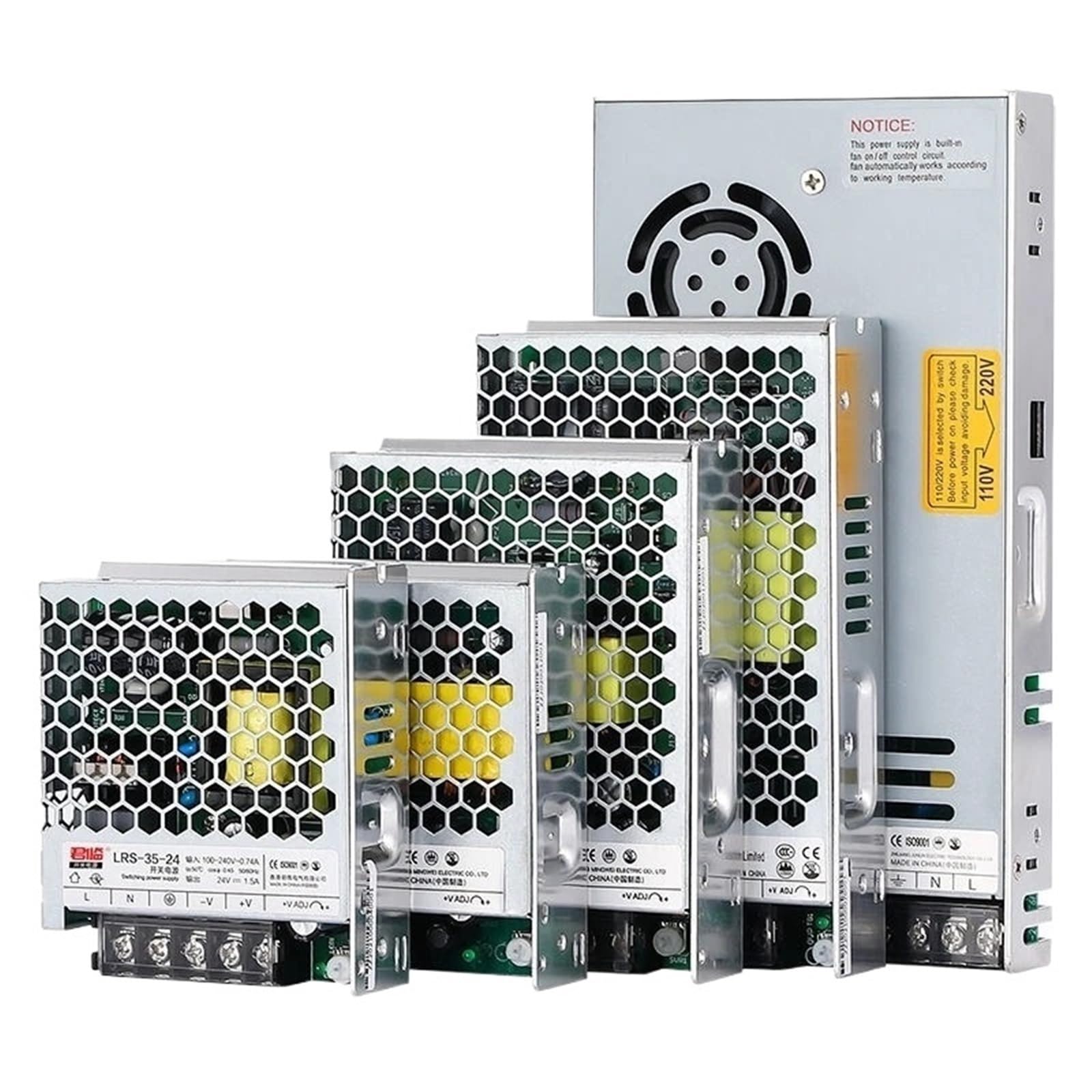 Transformateur 24V 100W stabilisé anti-fluctuation LRS - 5