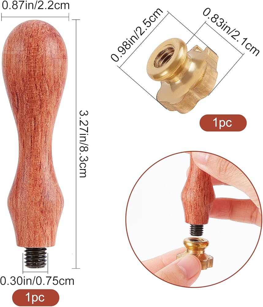 Amazon | CRASPIRE シーリングスタンプ 3Dヘッド 足跡 ワックスシール