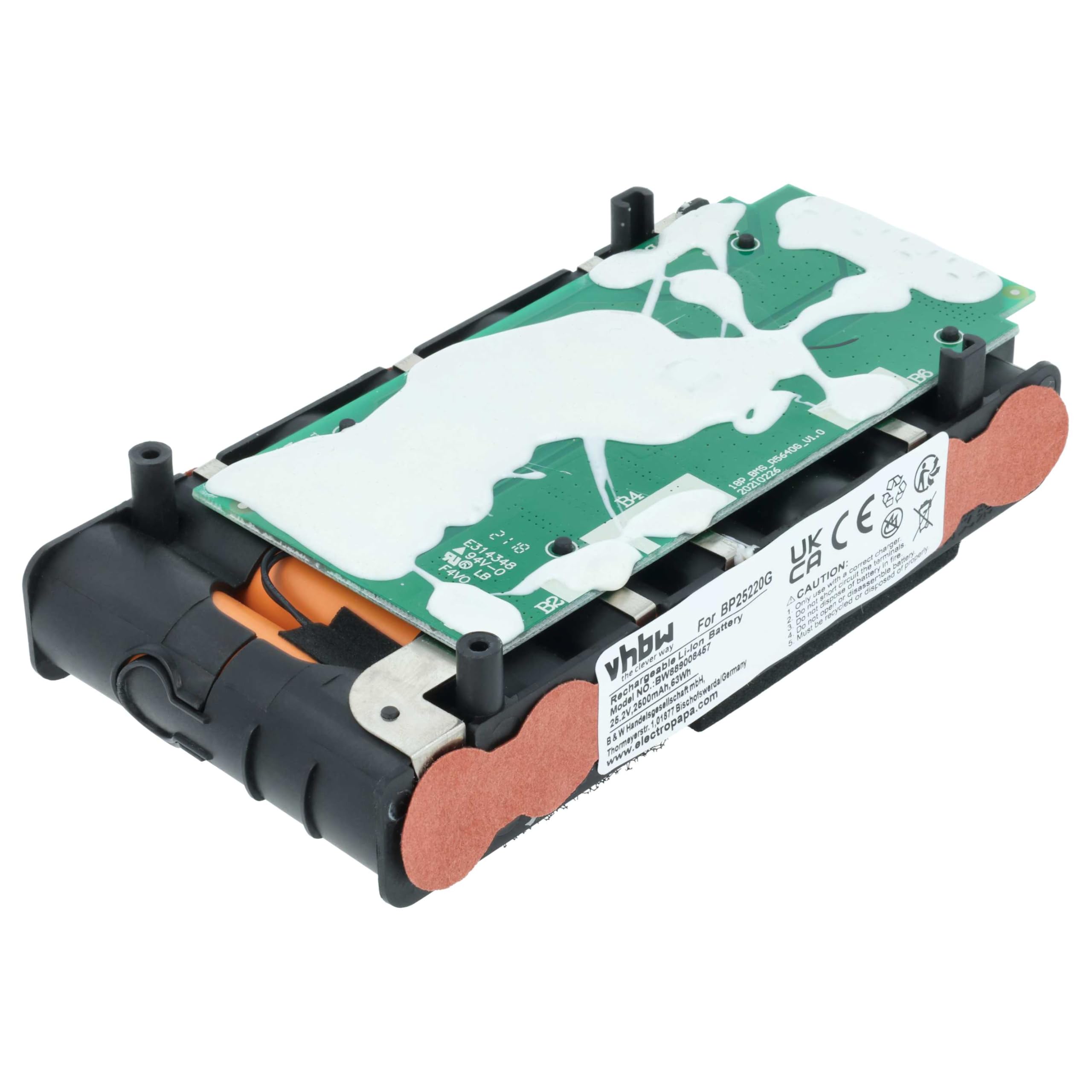 vhbw Bateria kompatybilna z Beko ARCELIK SD-3061 odkurzacz (2500 mAh, 25,2 V, Li-Ion)