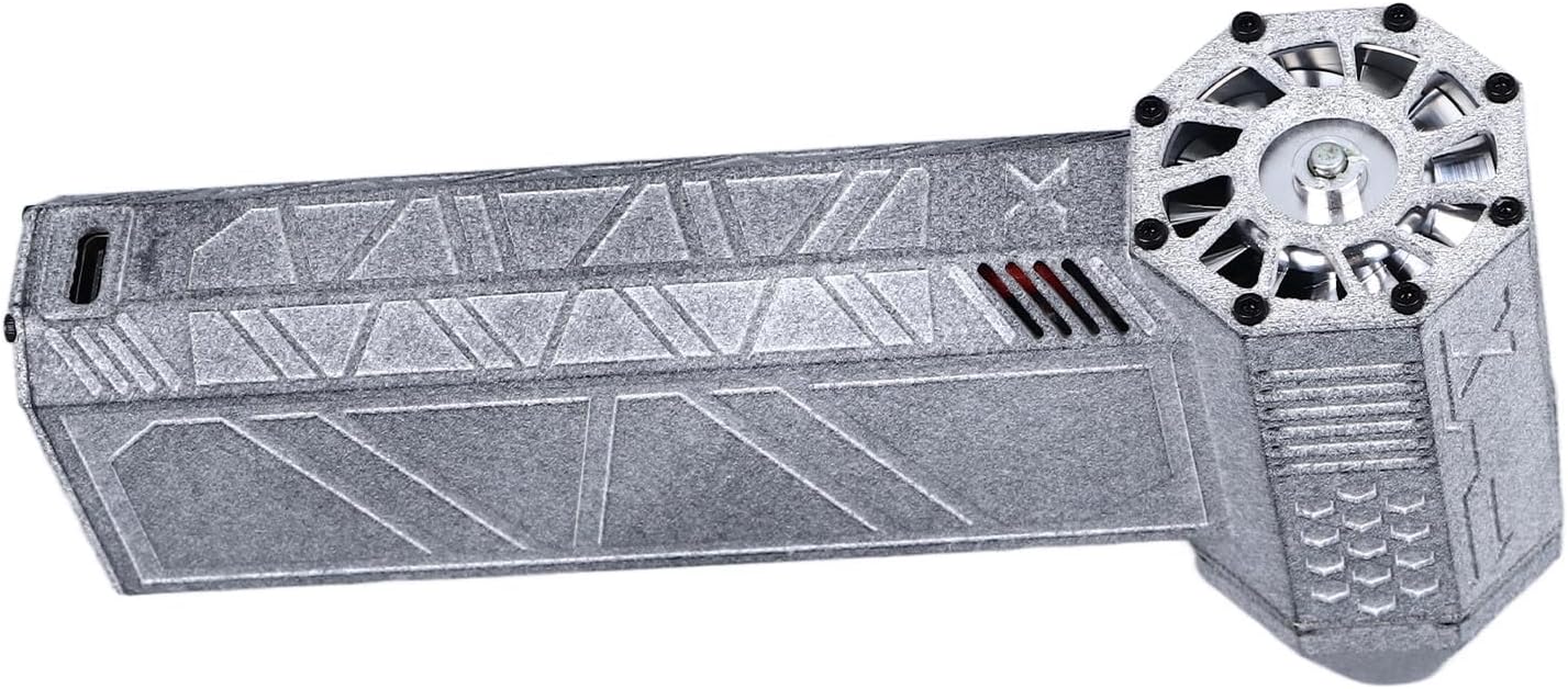 Air Blower Super Jet Fan,150000 RPM Portable Mini Jet Blower, Turbine Powered Mini Jet Blower for Outdoor Cleaning Cars Computers Keyboards Grey