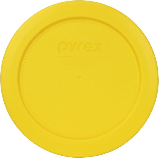 Pyrex 7200-PC Meyer Yellow Round Plastic Food Storage Lid Made in the USA
