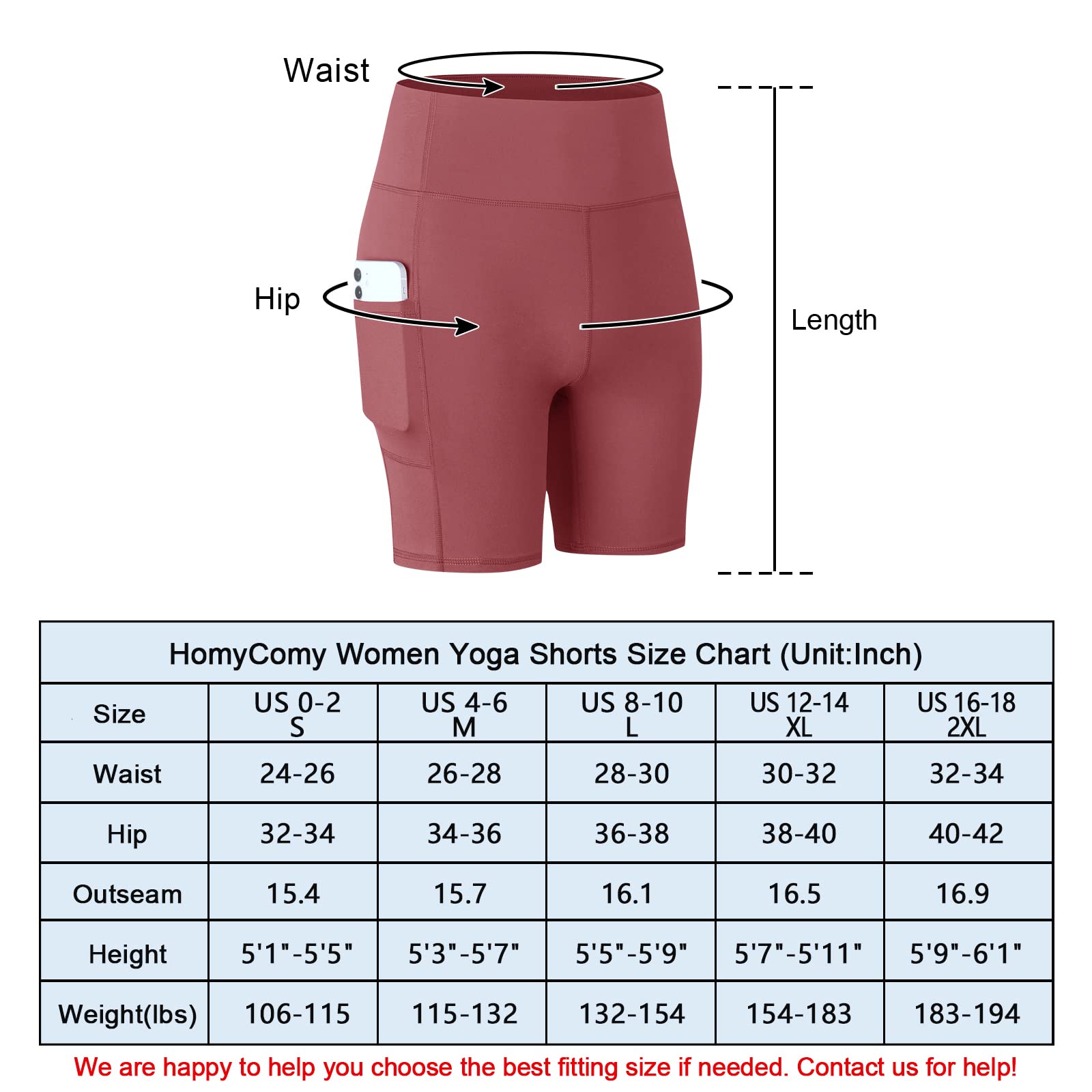HomyComy Short Cyclisme Sport pour Femme Collants Course Leggings Taille Haute Gym Fitness Yoga Collants Shorts