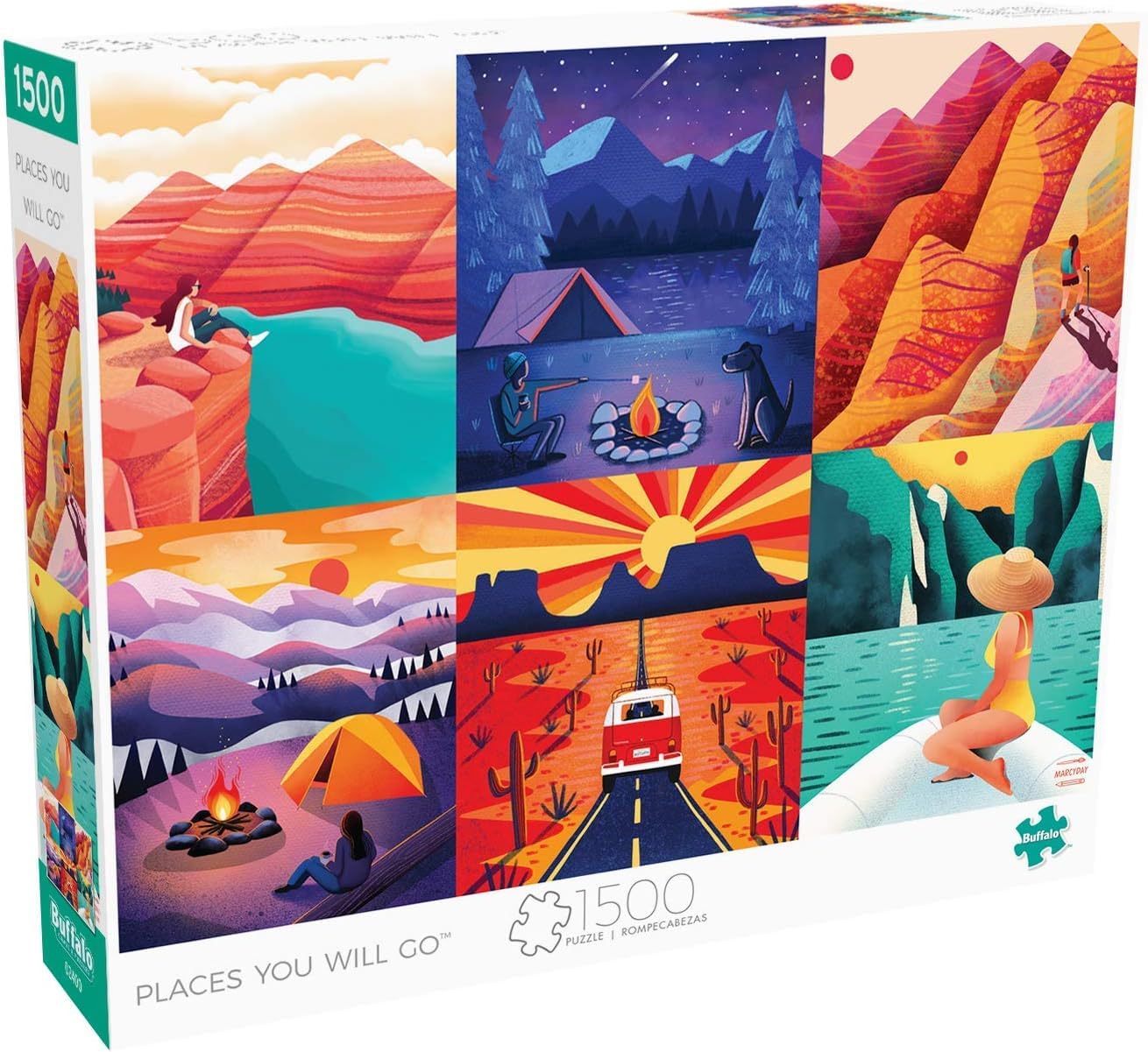 Buffalo Games - Places You Will Go - 1500 Piece Jigsaw Puzzle