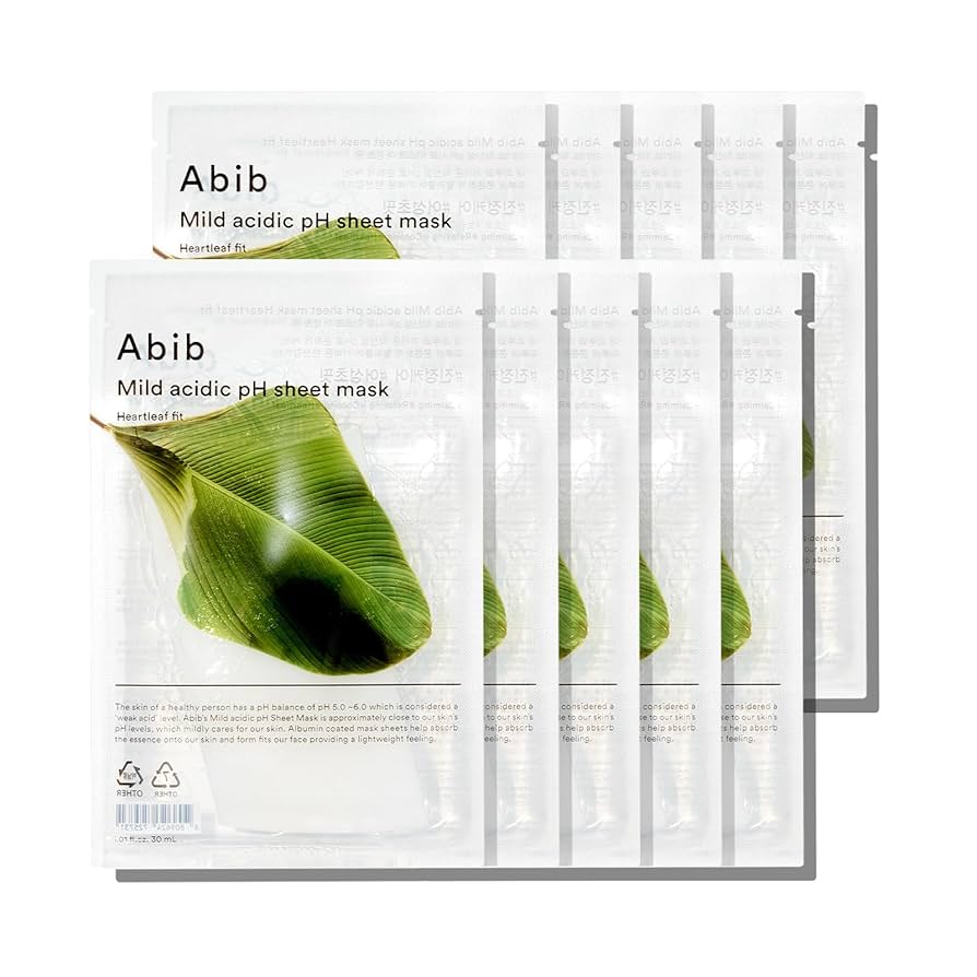 Abib Mild acidic pH sheet mask 計58枚 Abib Mild Acidic PH Sheet Mask Yuja Fit – Kiokii and