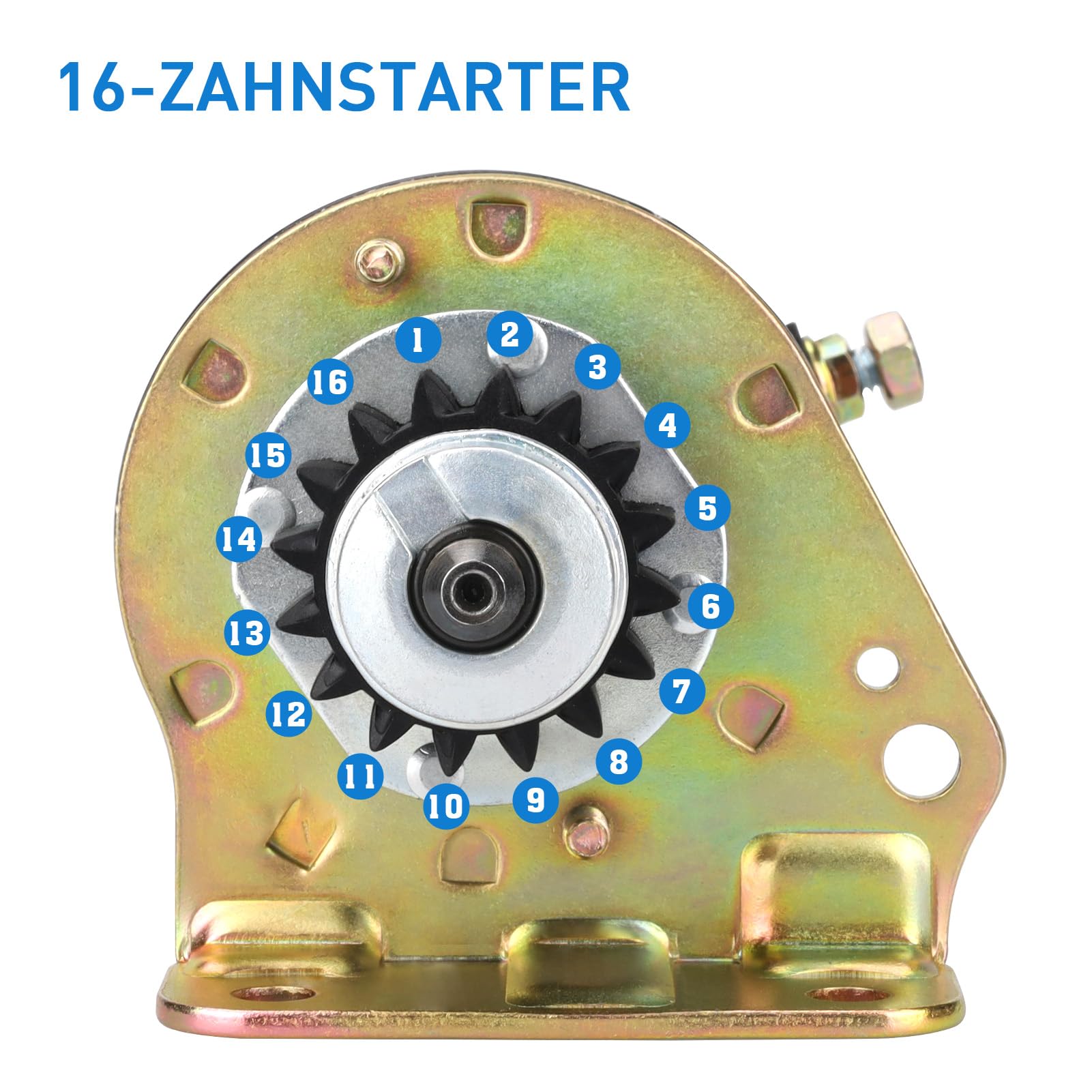 Motor - Piñón de 16 dientes para B&S 28M707 286707 28B707 28D707 28C707 287707 287707 289707 283707 288707 288707