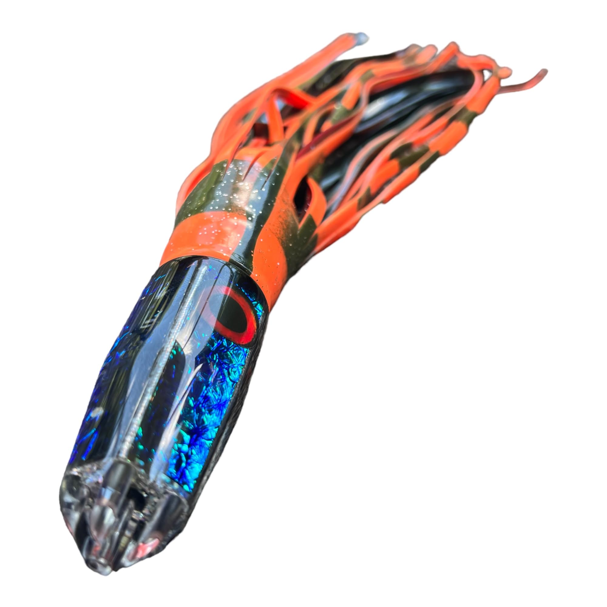 Geronimo Wahoo High Speed Trolling Jet Lure - 12 Inch 9 Ounce Double Skirted Fishing Lure