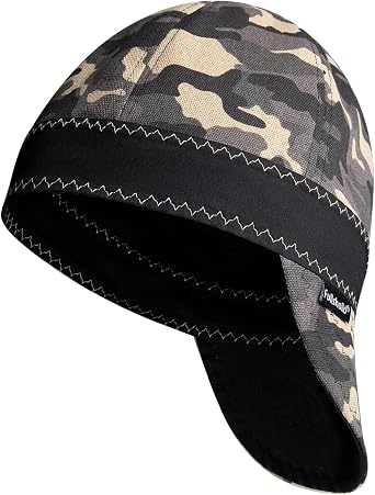 Fullsheild Welding Cap Camo Canvas Welder Hat for Safety and Protection