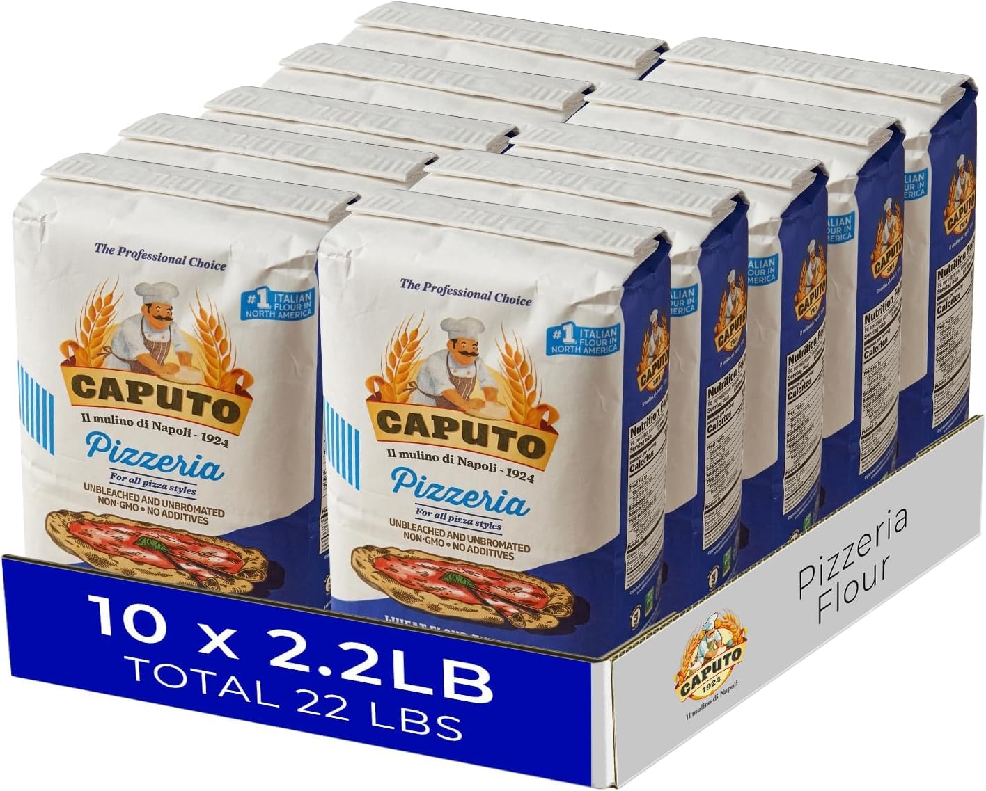 KUTYUUT 6x Farina Molino Caputo Pizzeria per Pizza Napoli Pizzamehl Pizza Mehl 1kg