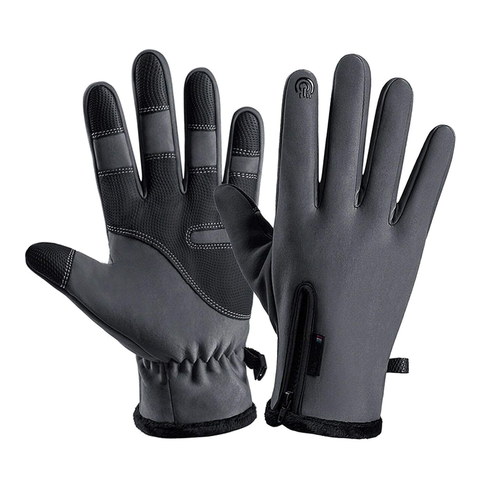 SBTXHJWCGLD Guanti riscaldati, Guanti riscaldati da Sci per Ciclismo all'aperto Guanti Termici riscaldanti Ricaricabili Guanti da Sci Invernali Caldi Impermeabili (Color : Navy, Size : Medium)