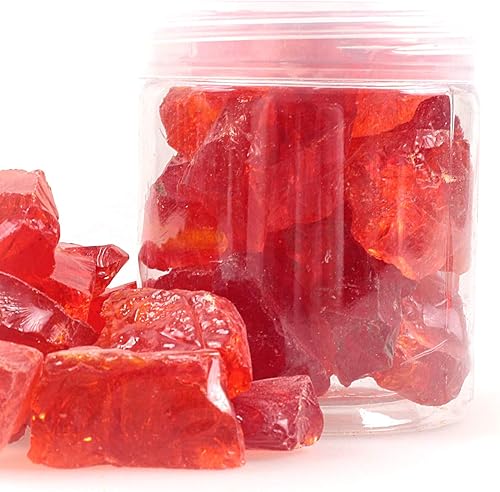 Miniatura 5 de Grava de cristal reflectante de alto brillo, gemas de fuego, gotas de fuego, rocas de vidrio de fuego, chips de piedras para hoguera, pecera,