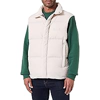 Armani Exchange Cross Gender, zip closure Logo Patch Down Waistcoat da uomo