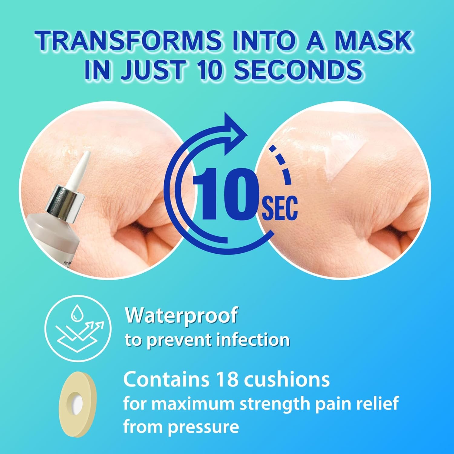 Ulensy Corn Remover Liquid for Toes Feet: 20ml Salicylic Acid for Foot Corns Calluses Wart Removal at Work Home - Safe for Kids Teens Adults Seniors Athletes Runners Workers Men Women