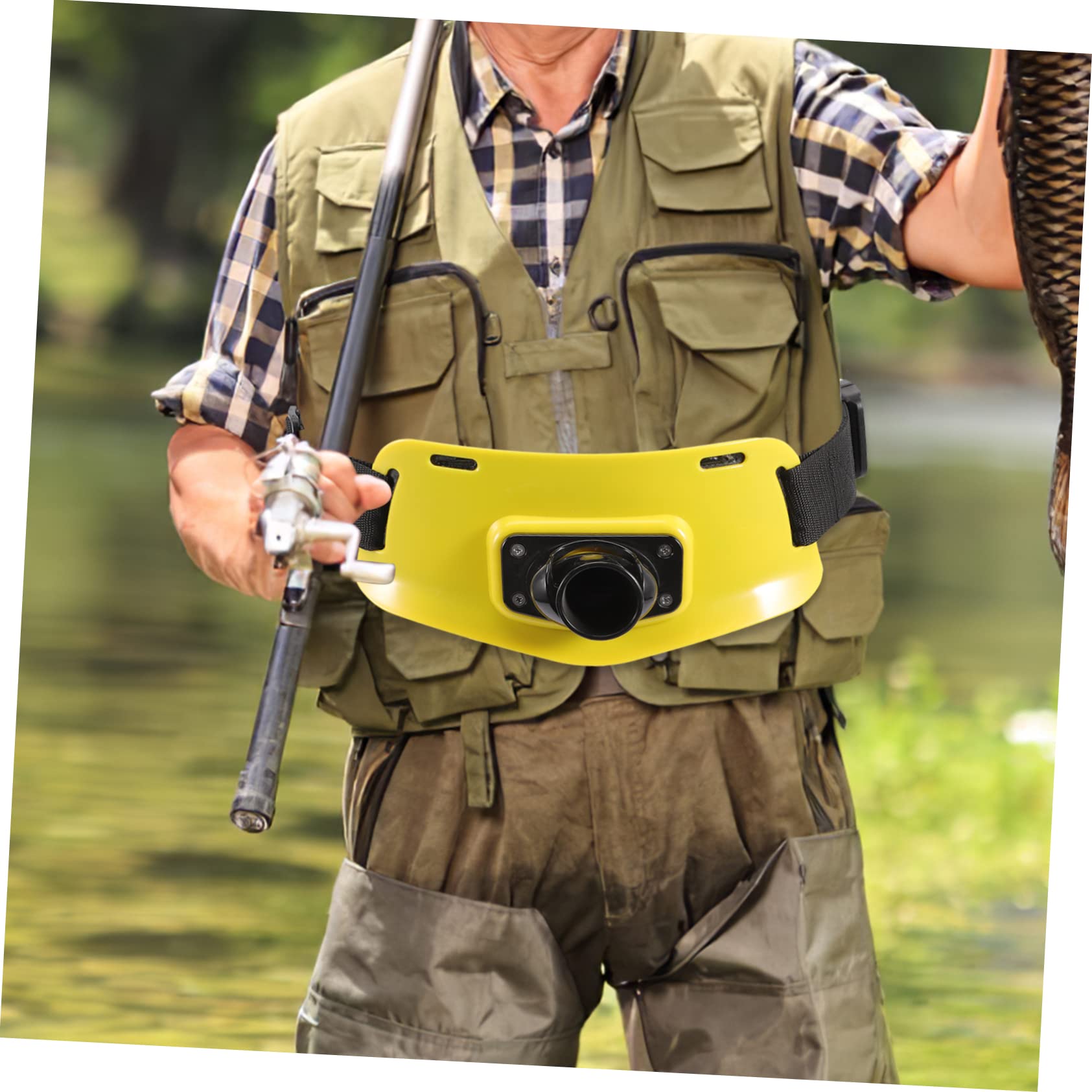 NAMOARLY Fishing Belt Pole Holder Rotating Wading Belt for Surfing Sturdy Polyester Comfortable Fit for Men Women Boys and Girls