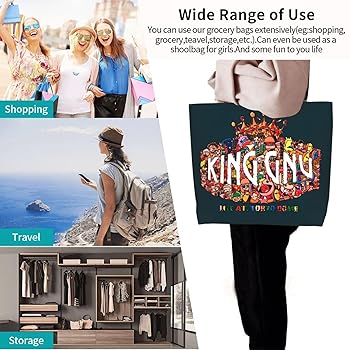 KingGnu キングヌー　トートバッグ Amazon.co.jp: キングヌー GNUフレンズトートバッグ ホワイト 白