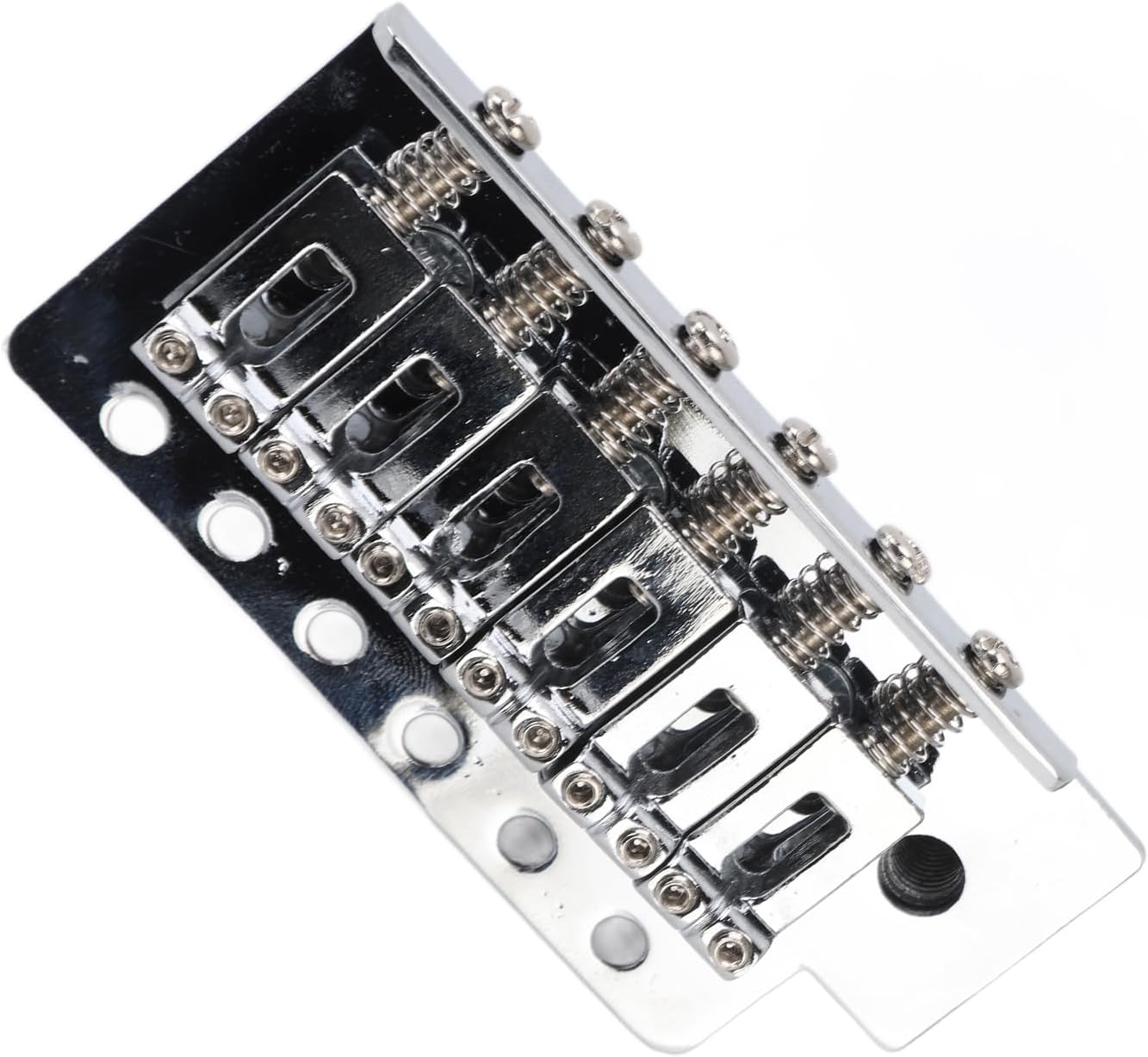 Left Handed Vintage Zinc Alloy Electric Guitar Tremolo Bridge Set with 52.5mm String Spacing Easy Installation for ST Guitars Professional Musicians and Guitar Enthusiasts