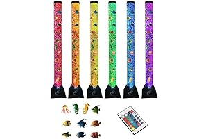 Lightahead 4 FT LED Fantasy Bubble Fish Tube Lamp