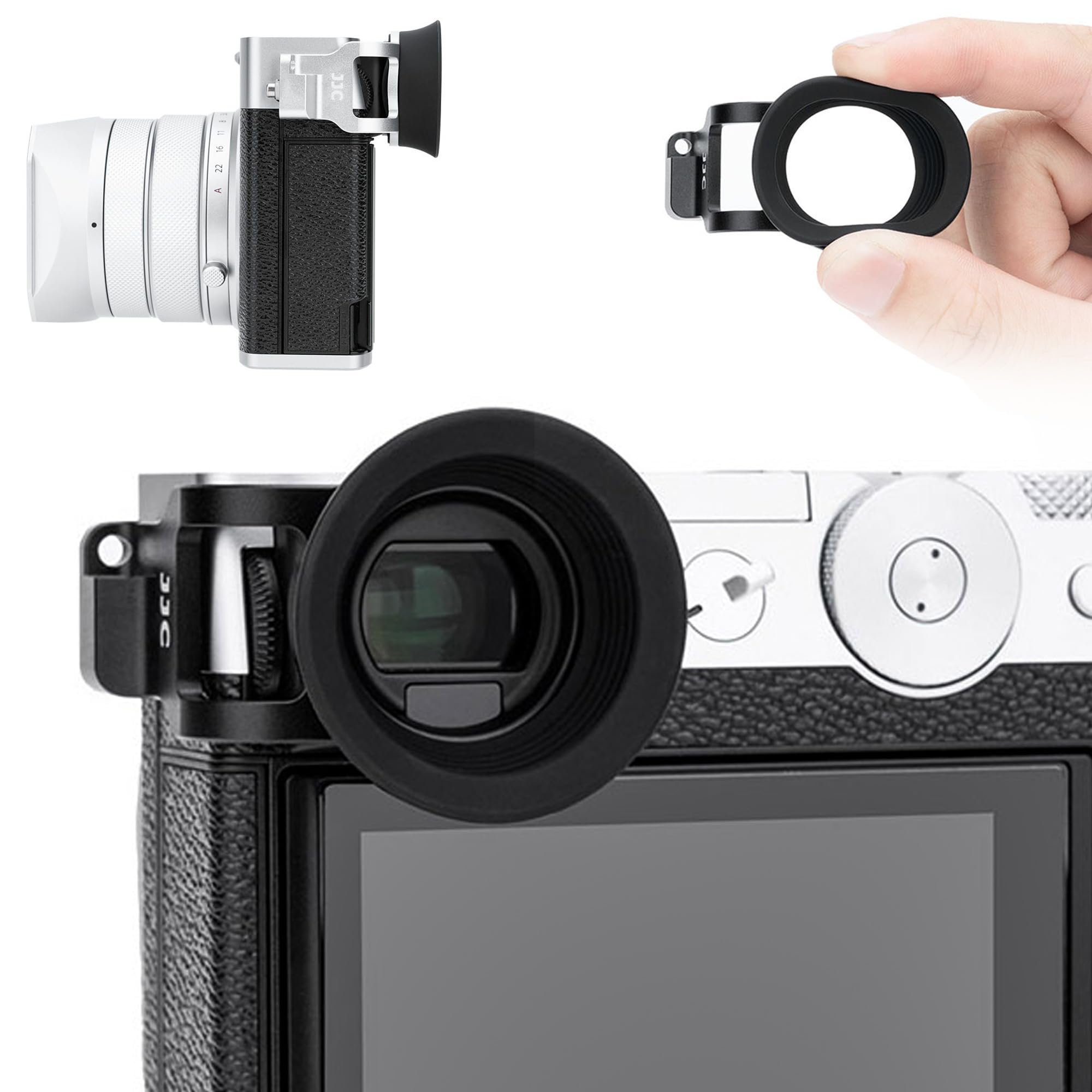 Extended GFX 100RF Eyecup Eyepiece Viewfinder for Fujifilm GFX100RF Eye Cup