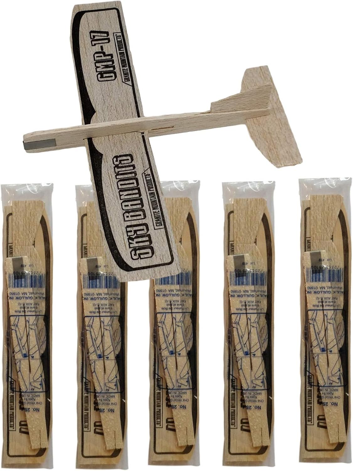 GRANITE MOUNTAIN PRODUCTS Balsa Wood and Styrofoam Airplane Toys Set | 6 Balsa Glider Kits and 6 Foam Model Toy Airplane Kits | 12 Total Planes | Classic Toys Perfect for Party Favors, Parties, BBQ's