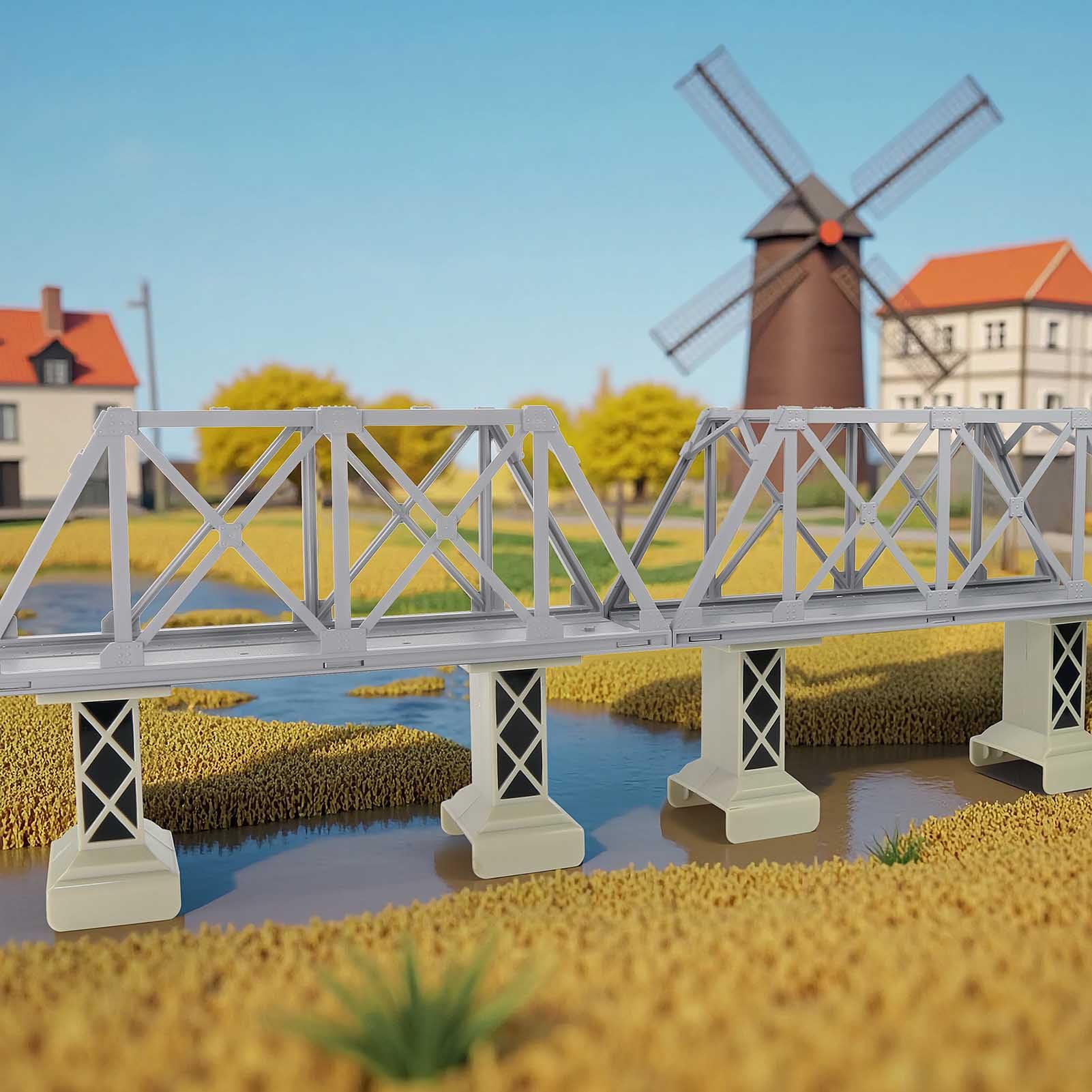 Amazon | HOスケール 1:87 模型 トラス橋キット 鉄道模型用 QLF46