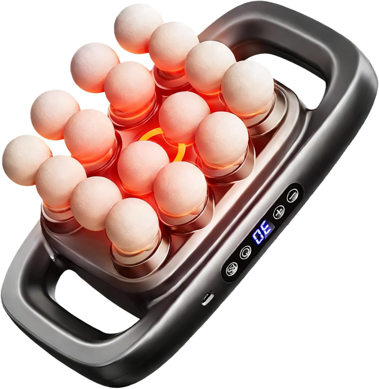 16 Heads Massage Gun Set, Body Massage for Back, Shoulders, Neck, Legs, Foot, Massage Gun deep Tissue Pain Relief, 2000mAh Electric Massage Tools with 3 Modes & 30 Levels