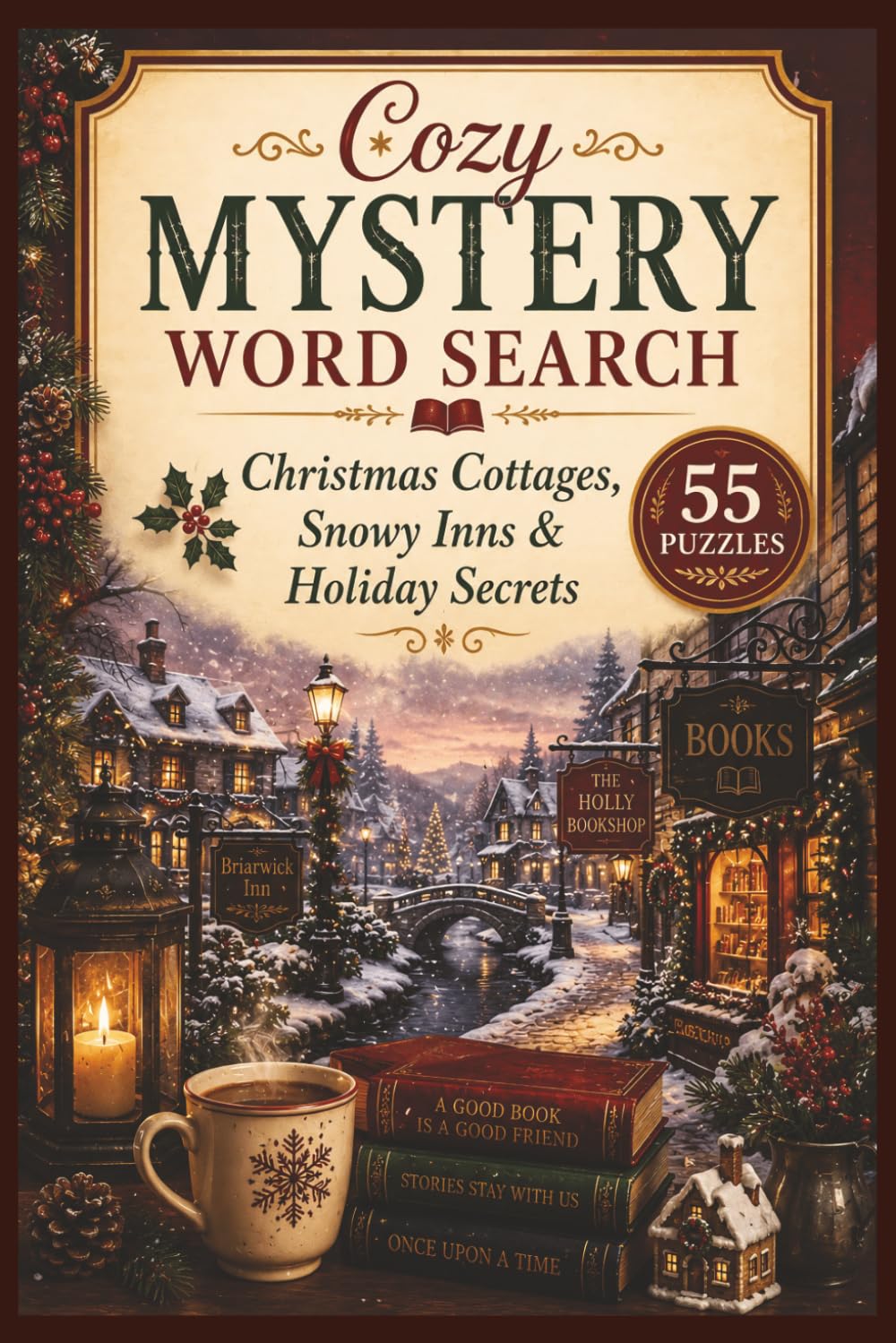 Cozy Mystery Word Search: Christmas Cottages, Snowy Inns & Holiday Secrets