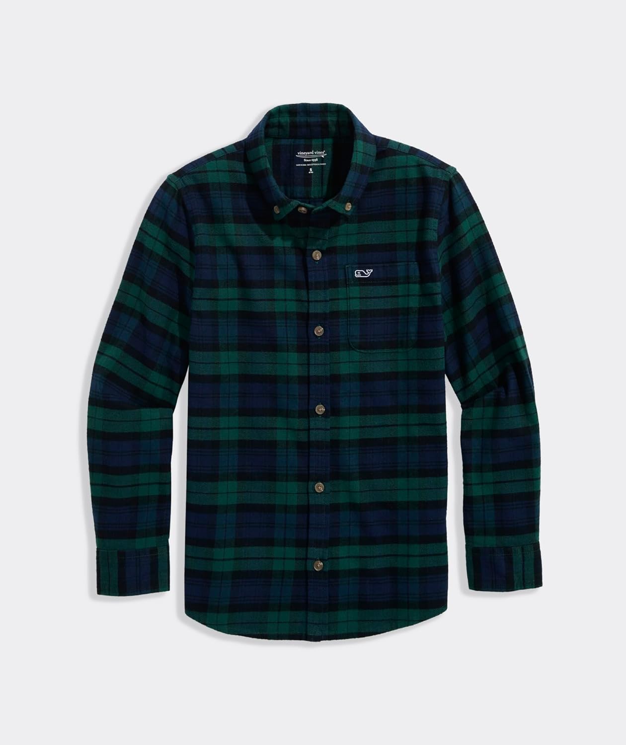 Vineyard Vines Boys' Frostpine Plaid Vineyard Flannel Shirt - Image 2