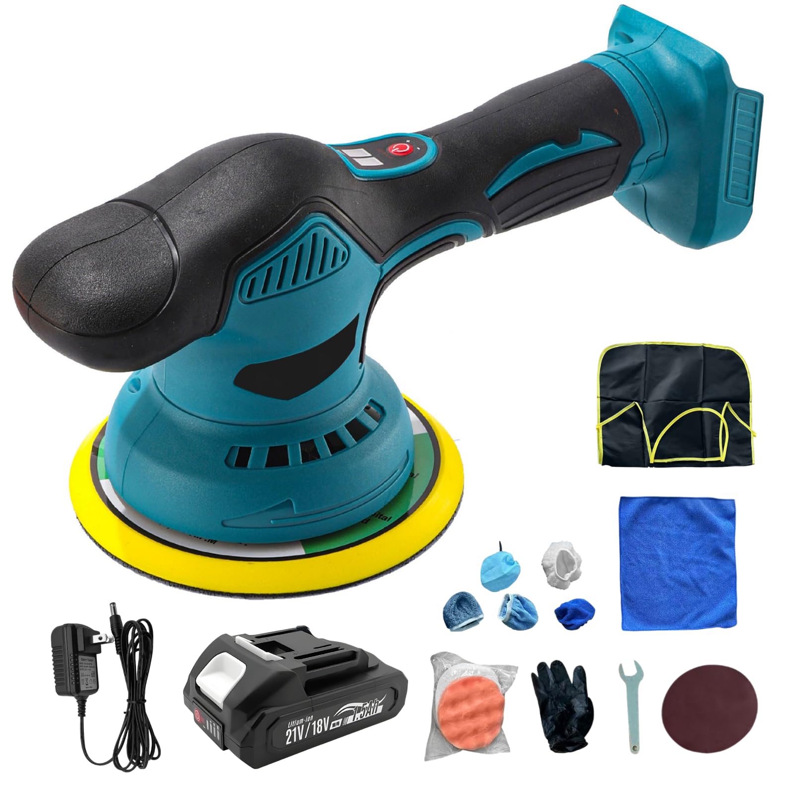 Amazon | マキタ 互換 ポリッシャー バッテリー 充電器 セット 車 軽量