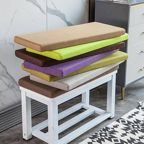Miniatura 6 de Cojín de banco suave, cojín de asiento de silla largo de tamaño personalizado, cojín de asiento de muebles de interior personalizado, cojín