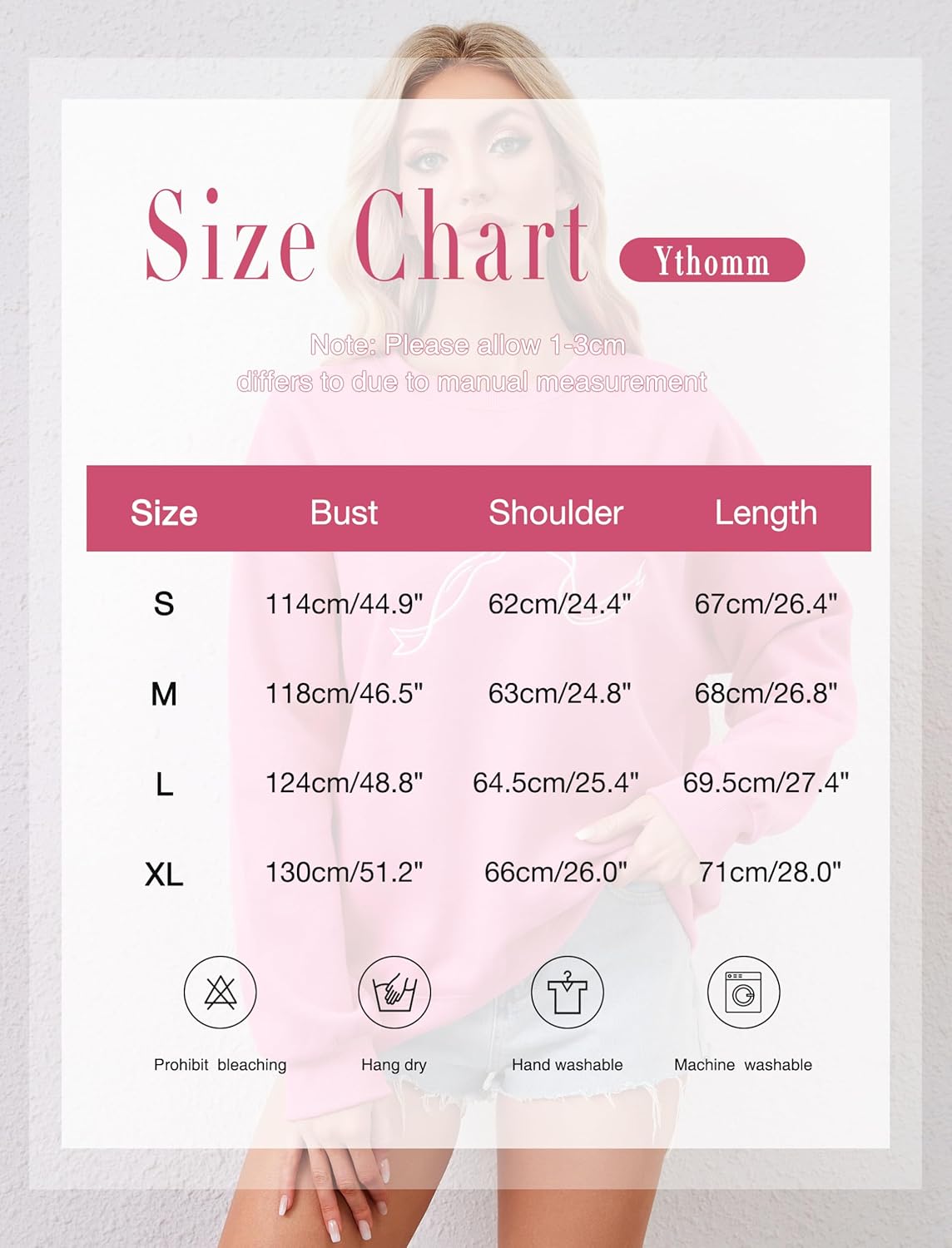 Ythomm Women’s Bow Graphic Sweatshirts Oversized Crewneck Drop Shoulder Pullover Sweatshirt Long Sleeve Tops 2025 Fall Outfit - Image 5