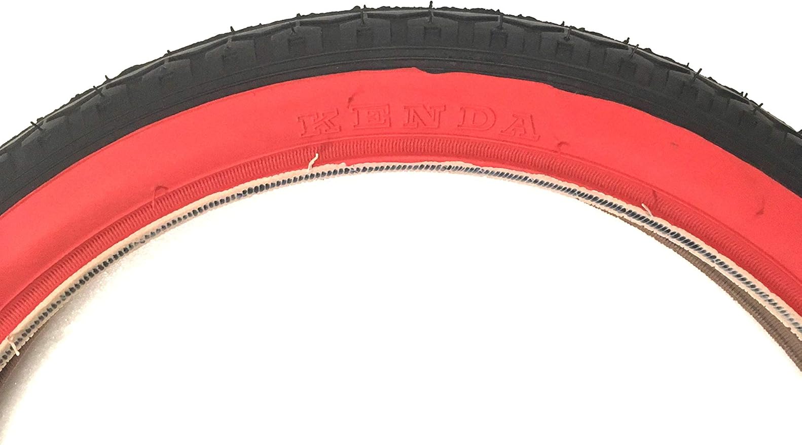 Amazon ケンダ Kenda 自転車 タイヤ 16インチ 16 1 75he 黒 赤 レッドカラーサイドウォール 16型 折り畳み自転車 子供用自転車 ケンダ Kenda タイヤ