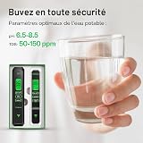 VIVOSUN Testeur de pH numérique TDS EC pour eau 0,01 précision hydroponique - 7