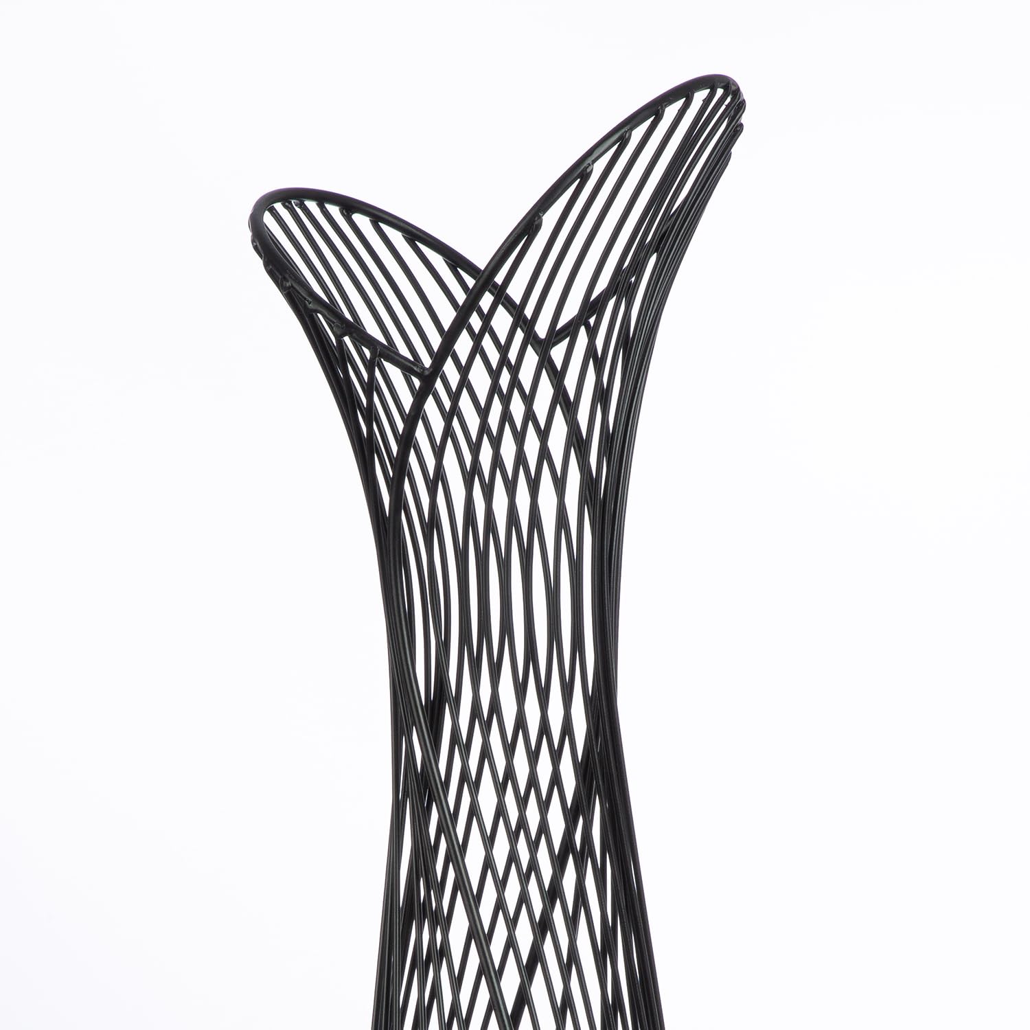 Casablanca Dekoobjekt Die Verbundenheit aus Metall - matt schwarz - Höhe 63cm x Breite 17cm - Tischdekoration