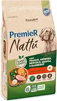 PremieR Pet Nattú Ração Seca para Cães Adultos de Todos os Portes Sabor Abóbora 12kg