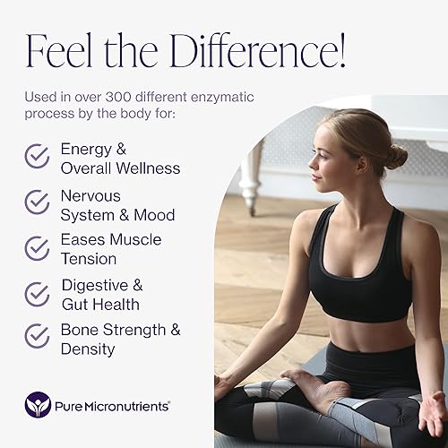 Miniatura 2 de Citrato de magnesio puro en polvo para apoyar el sueño, la salud muscular y ósea, energía, corazón y digestión. Mezcla de bebida en polvo