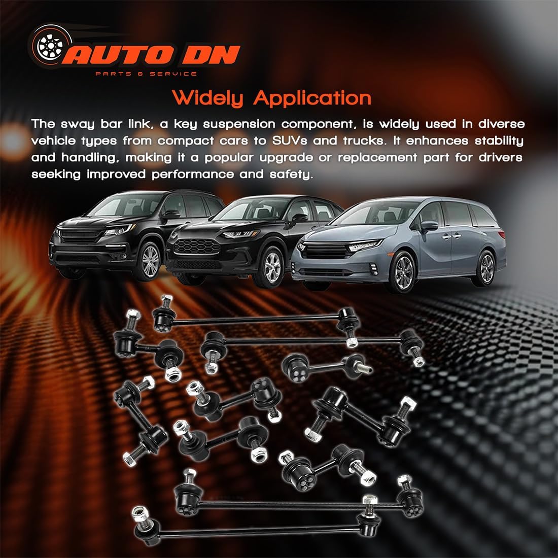 2X Front Suspension Stabilizer Bar Link Kit For Nissan Pickup 1995 1996 1997 For Nissan D21 1986 1987 1988 1989 1990 1991 1992 1993 1994 For Mitsubishi Van 1987 1988 1989 1990