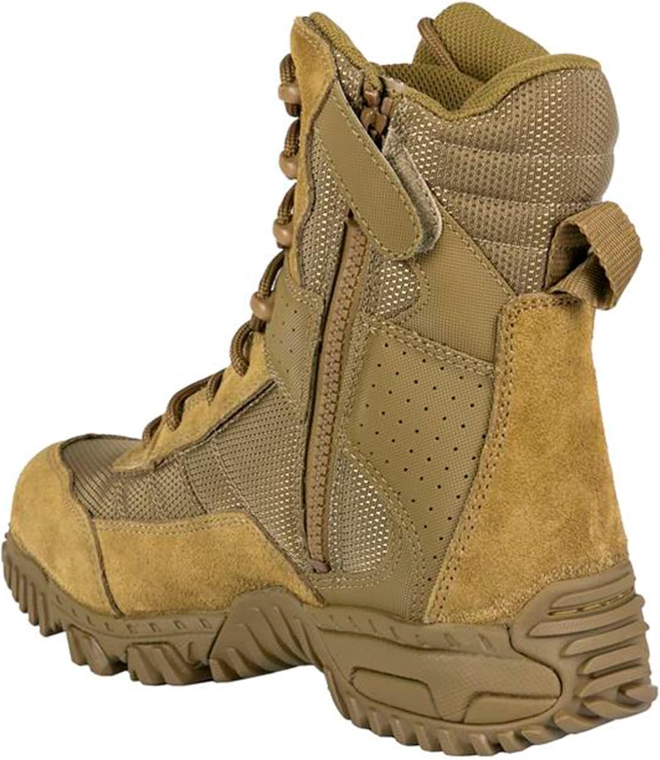 Altama Unisex Vengeance SR 8" Side-Zip Boots | Lightweight Full Grain Leather Boots with Textile Lining & Gusseted Tongue