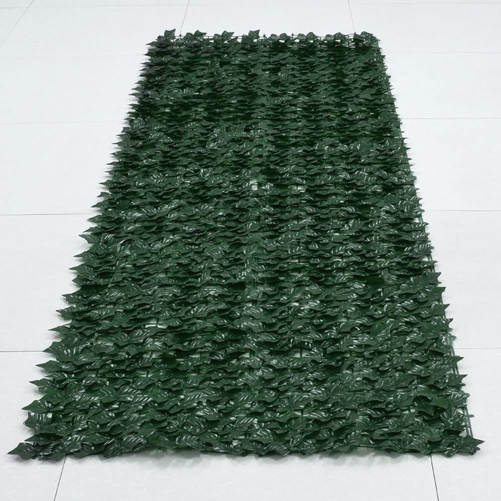 Hojas de Artificial para Jardín Seto Artificial Valla decorativa para pantalla de privacidad Valla de hojas de vid verde para valla de privacidad, pantalla de pared, jardín, patio, patio, exterior,