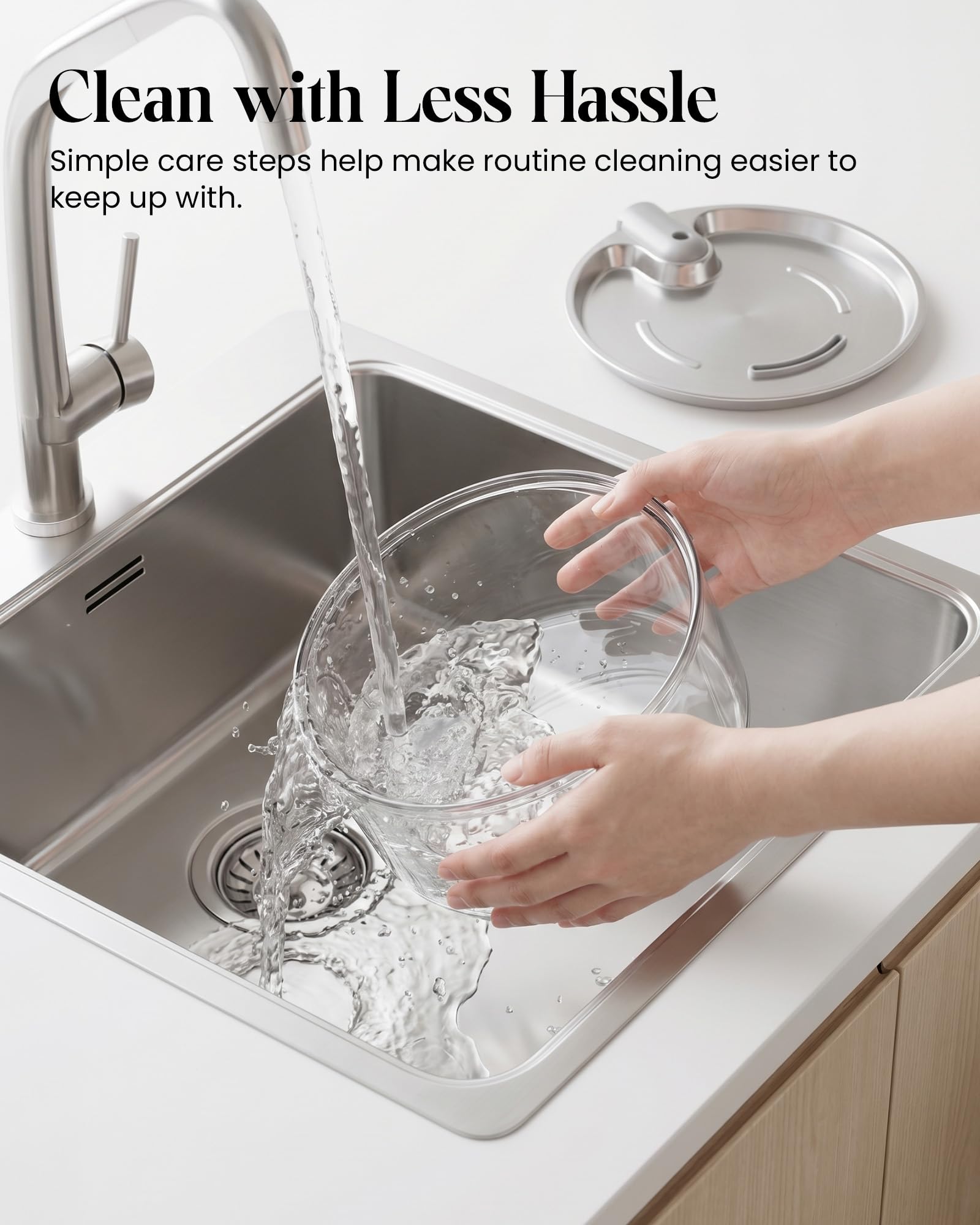 Tomxcute Fontana d'acqua in vetro per gatti, 3,2 l, ultra silenziosa, per bere, elegante e facile da pulire, per gatti, cani di piccola taglia, diversi animali domestici