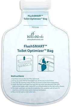 PF WaterWorks FlushSMART Water Saving Toilet Tank Optimizer Insert/Bag; PF0550