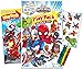 Super Hero Adventures Party Favors Pack ~ Bundle of 12 Super Hero Adventures Coloring Books with Crayons for Kids and More!