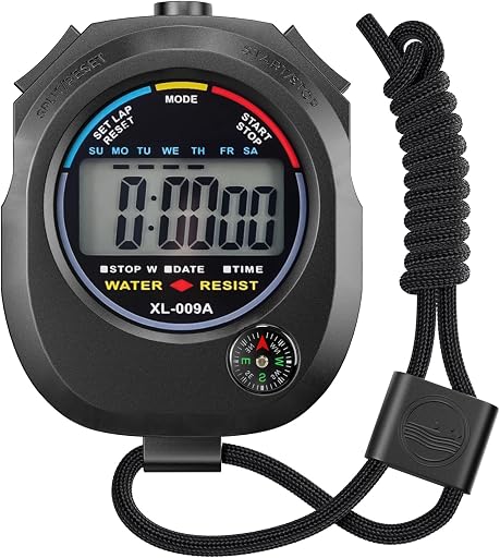KingL Digital Stopwatch Timer - Interval Timer with Large Display.