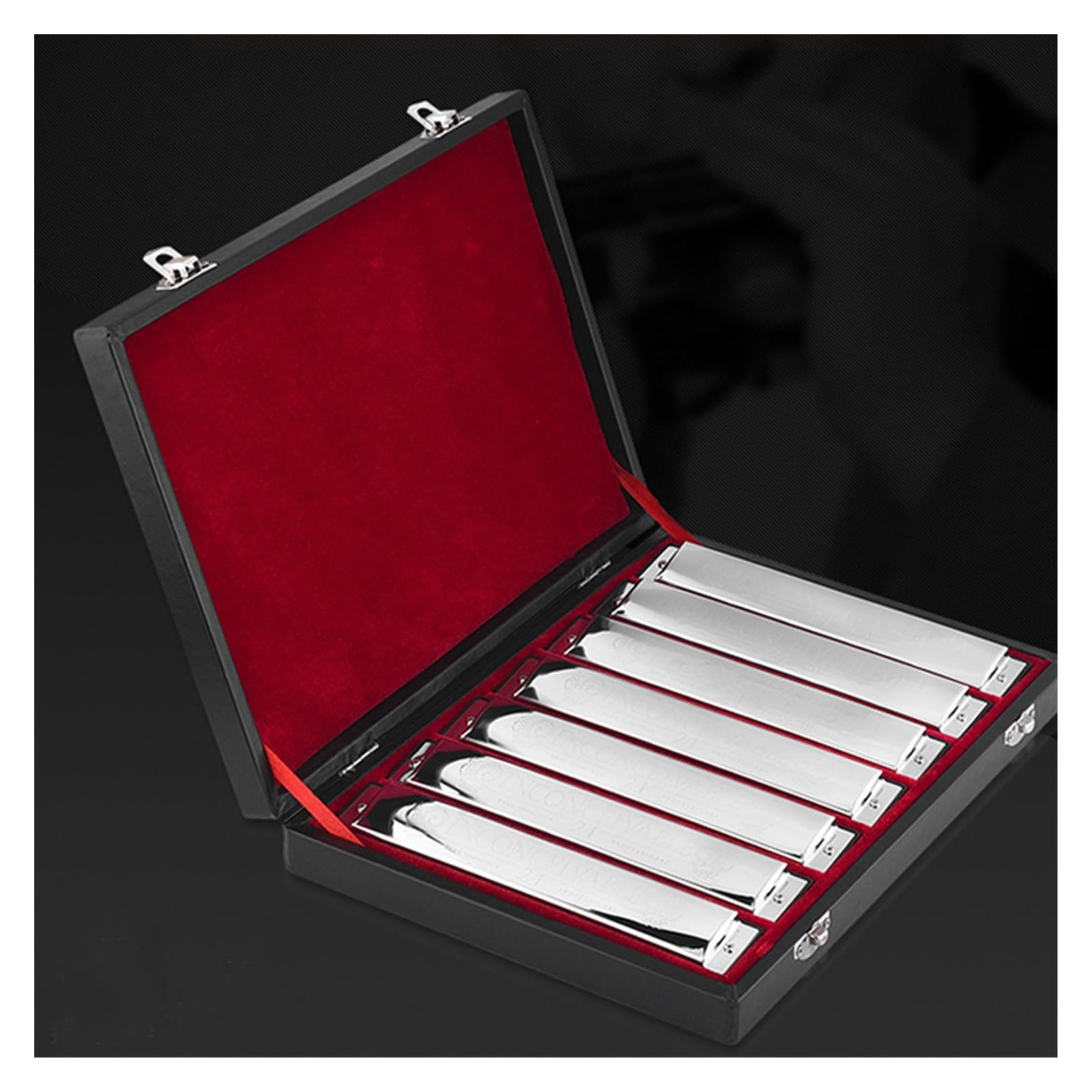 początkujących Harmonijka 24-otworowa Harmonijka 7 Zestawów Harmonijka ABCDEFG Zestaw Uczeń Dorosły Początkujący Instrument Muzyczny