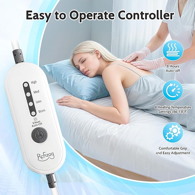 Almohadilla Térmica para Camilla de Masajes con 4 Niveles de miniatura 3