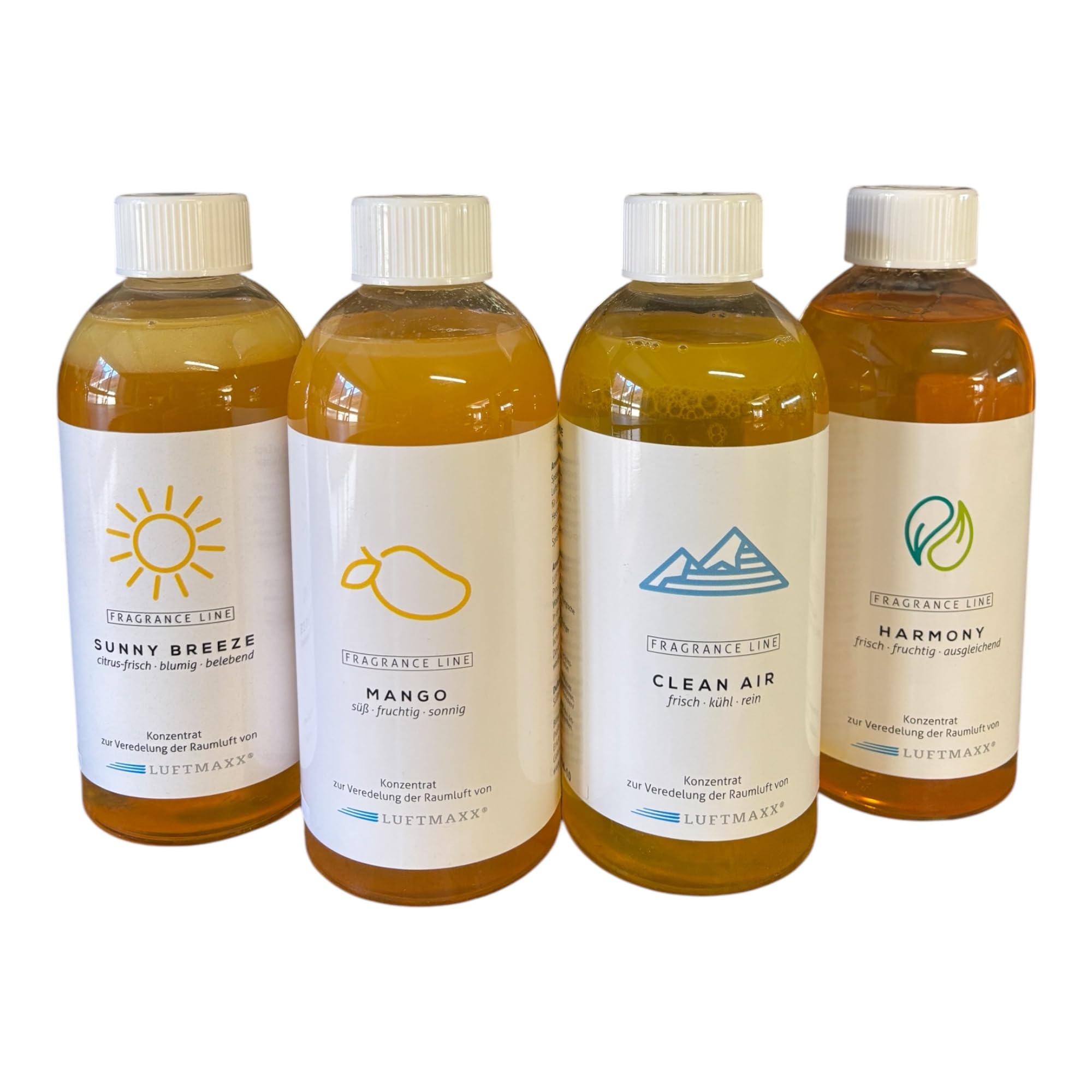 LUFTMAXX fragrance line Relax Mix XL 4 x 500ml Duftstoff Set für Lufterfrischer, Diffusoren, Raumklima Ball, Blow, Bowl Brandneu!