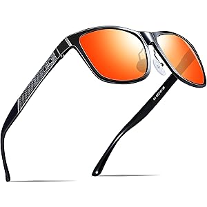 ATTCL Hombre Gafas de sol Polarizado Al-Mg Metal Super Ligero Marco UV400 CAT 3 CE - Oferta -46%