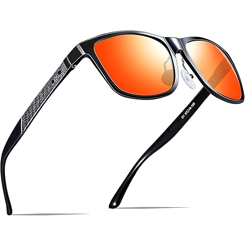 ATTCL Hombre Gafas de sol Polarizado Al-Mg Metal Super Ligero Marco UV400 CAT 3 CE - Chollo en Moda