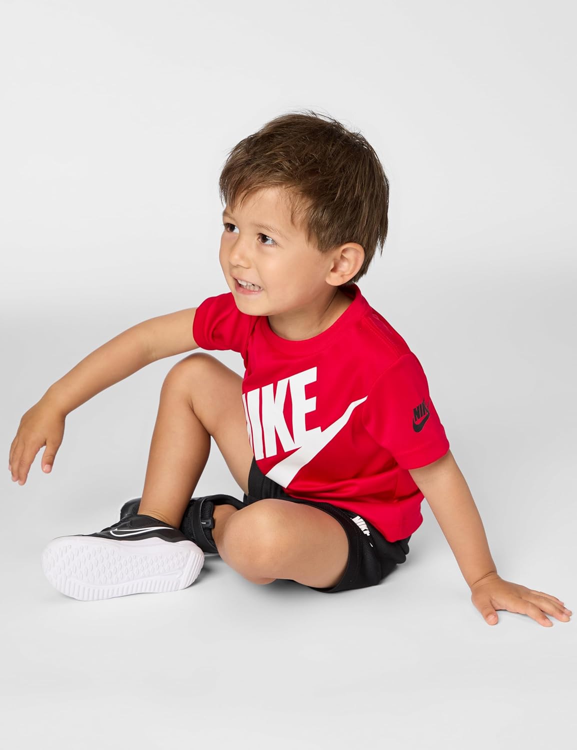 Nike Boys' Dri-FIT Futura Tee and Mesh Shorts 2-Piece Set - Image 2