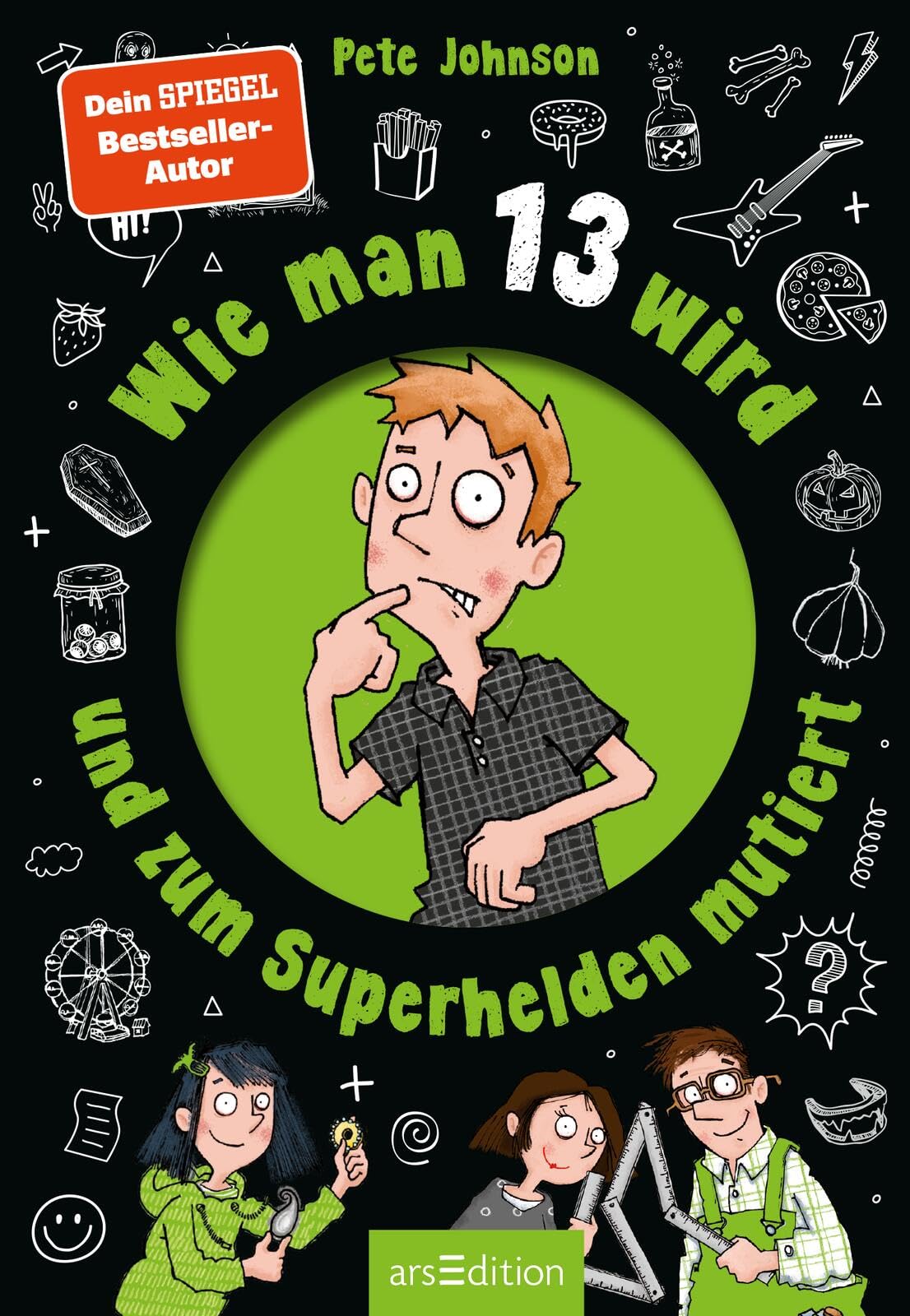Display "Wie man 13 wird": Mit 4 x 5 Ex.