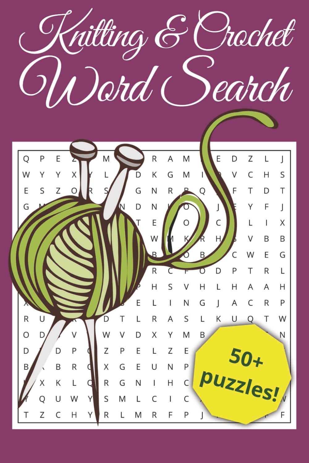 Knitting & Crochet Word Search: The Perfect Gift for Knitters & Crocheters - Mindful Large Print Puzzles for Adults and Seniors