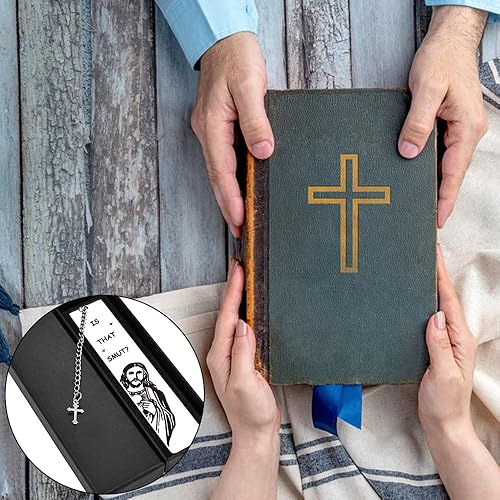 Miniatura 7 de Quimoy Regalos para amantes de los libros, divertidos marcadores para amantes de los libros, regalos cristianos para mujeres, compañeras de trabajo,